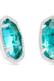 KENDRA SCOTT ELLIE STUD EARRINGS ~ RHODIUM