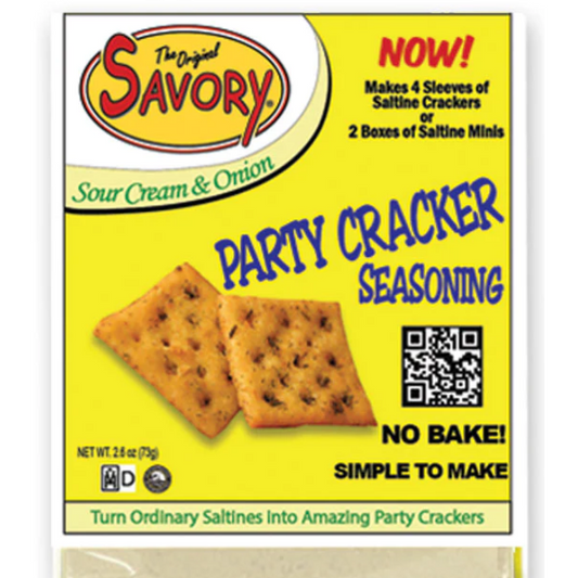 SAVORY SOUR CREAM & ONION No-Bake Cracker Mix 1.4OZ