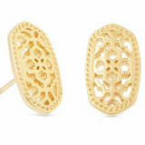 KENDRA SCOTT ELLIE STUD EARRINGS ~ FILIGREE