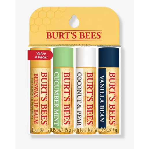 Burt's Bees Multipack Moisturizing Lip Balms