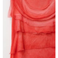 MADE IN ITALY SILK RUFFLE DRESS, LONG 2031
