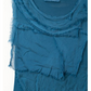MADE IN ITALY SILK RUFFLE DRESS, LONG 2031