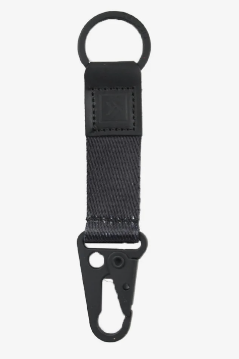 THREAD KEYCHAIN CLIP BLACK