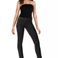 SLIM-SATION PANT by MULTIPLES, Pull-On Ankle w/Pockets BLACK 2623