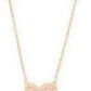KENDRA SCOTT ARI HEART SHORT PENDANT ~ Gold NECKLACES