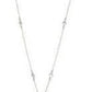 KENDRA SCOTT NOLA SHORT PENDANT NECKLACE ~ RHODIUM PLAT DRUSY