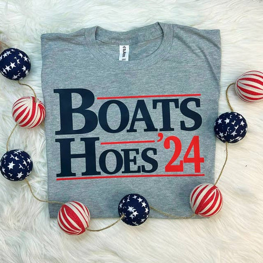 Boats Hoes 24 Athletic Grey Everyday Tee