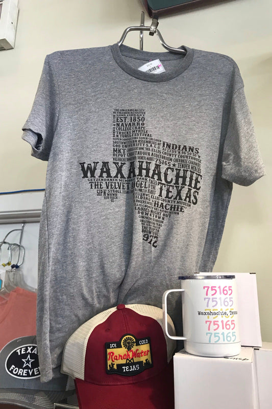 X Waxahachie T-Shirt, Texas Shape